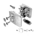 Glass clamp - set